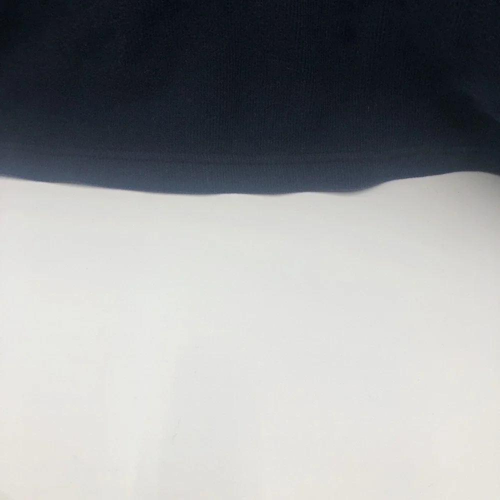 Polo By Ralph Lauren Quarter Zipper Sweater Thick Warm Cotton Navy Blue Red Logo
